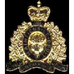CANADA ROYAL CANADIAN MOUNTED POLICE BADGE PIN